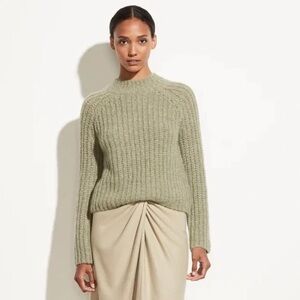 Vince Sage Green Crew Neck Sweater